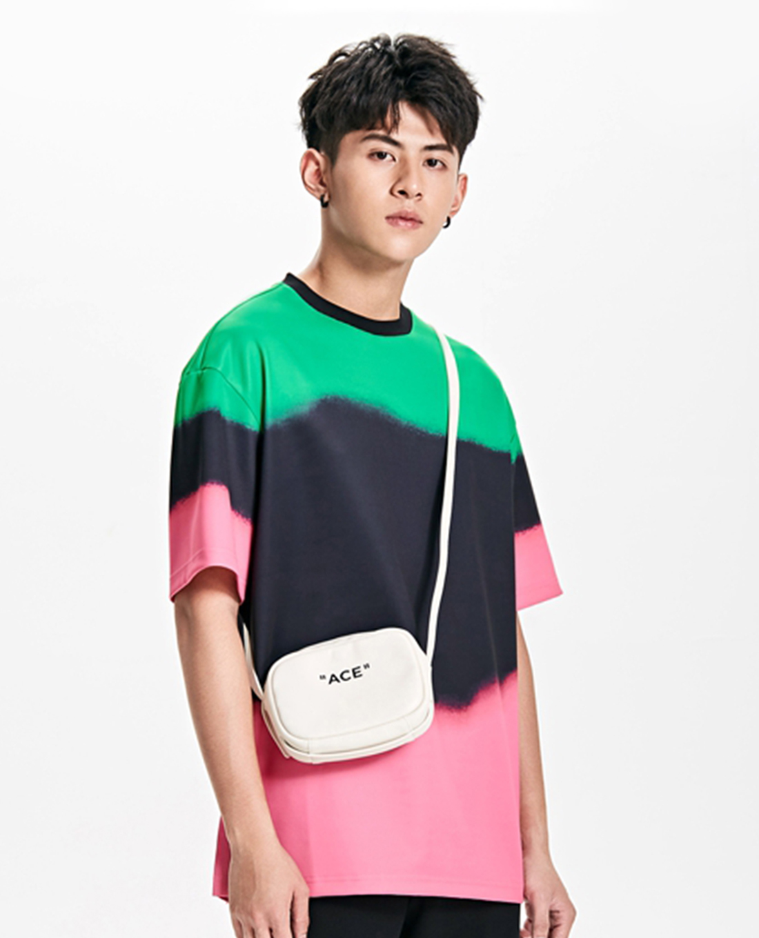 TRENDIANO - Áo thun nam cổ điển phối màu Hit Color Drop