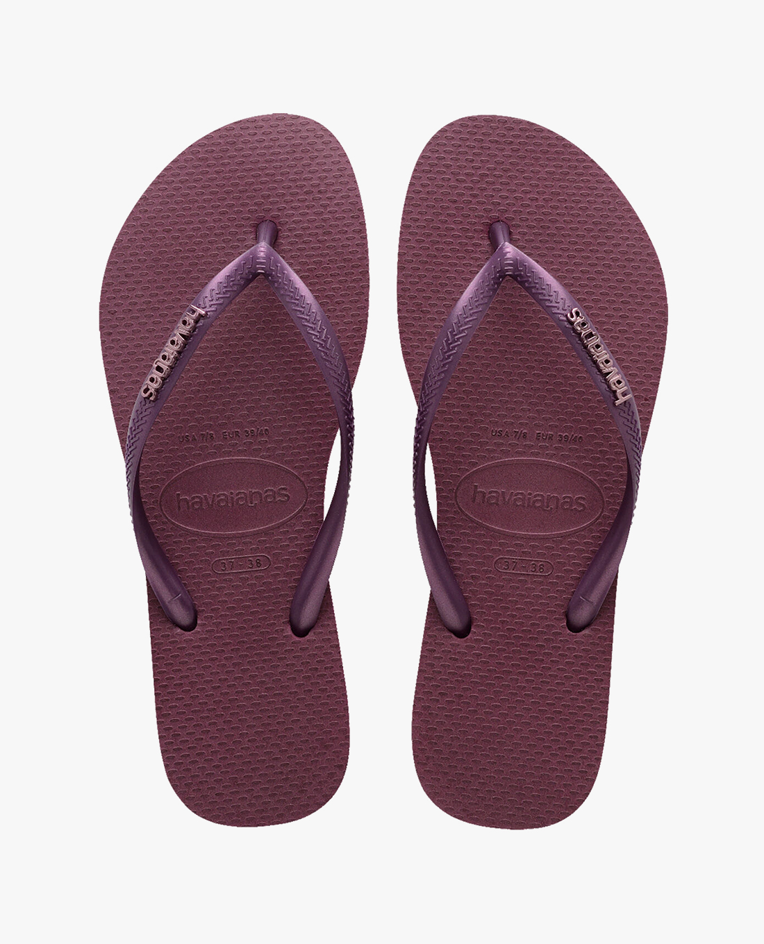 HAVAIANAS - Dép kẹp nữ Slim Logo Metallic