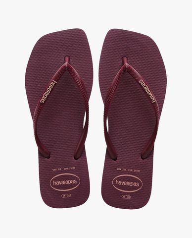  HAVAIANAS - Dép kẹp nữ Slim Square Logo Pop Up 