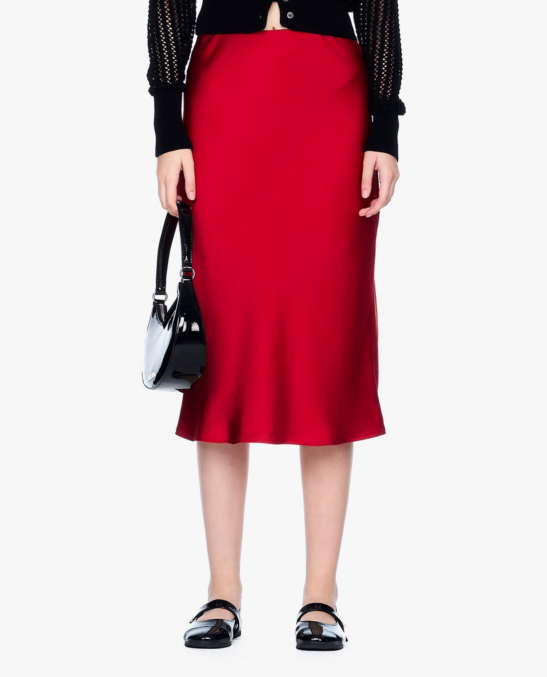 GIGI - Chân váy lưng cao midi nữ tính