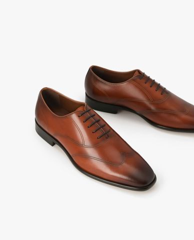  PEDRO - Giày tây nam mũi nhọn Burnished Leather 