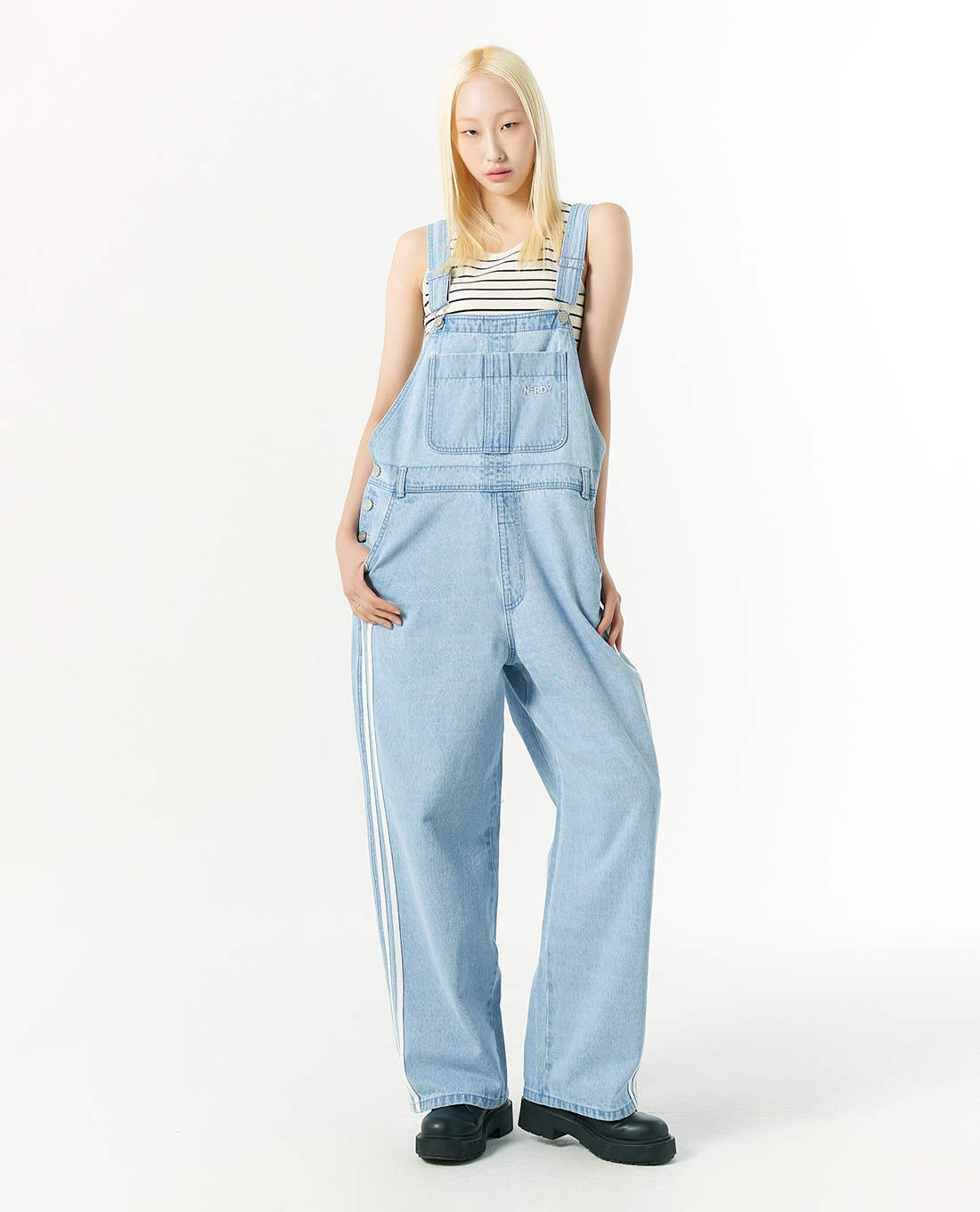 NERDY - Jumpsuits nữ cổ yếm NY Denim Overall