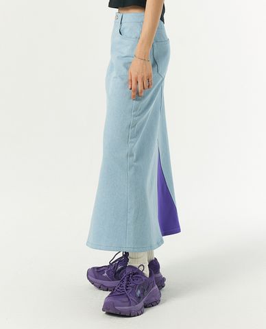  NERDY - Chân váy chữ A midi NY Track Mix Column 