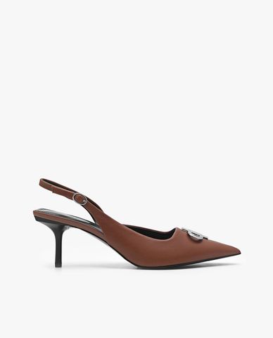  PEDRO - Giày cao gót nữ bít mũi Icon Leather Pointed 