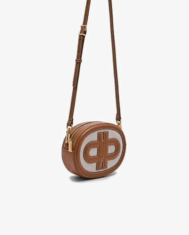  PEDRO - Túi đeo chéo nữ hình bầu dục Icon Round Leather 