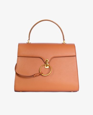  PEDRO - Túi xách tay khóa Oring Cognac 