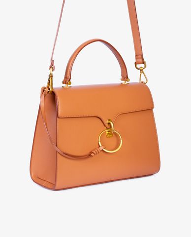  PEDRO - Túi xách tay khóa Oring Cognac 