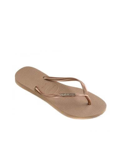  HAVAIANAS - Dép kẹp nữ Slim Logo Metallic 