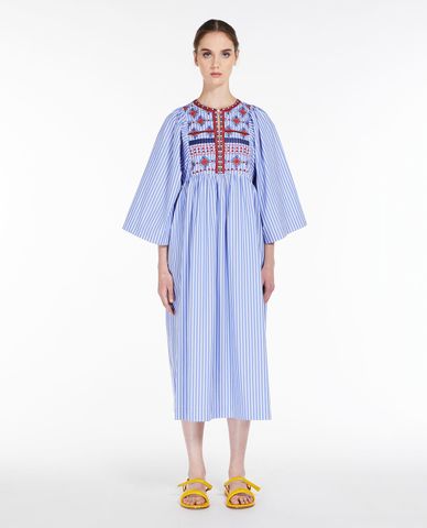  WEEKEND MAX MARA - Đầm xếp li midi cổ tròn tay lỡ Master 