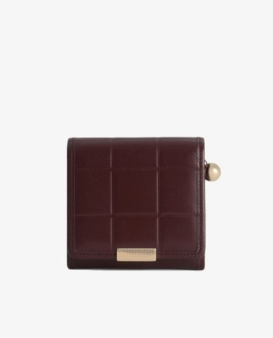  PEDRO - Ví nữ phom vuông Quilted Leather 