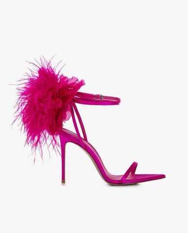  LE SILLA - Giày sandals cao gót nữ Sandalo Rose Satin 