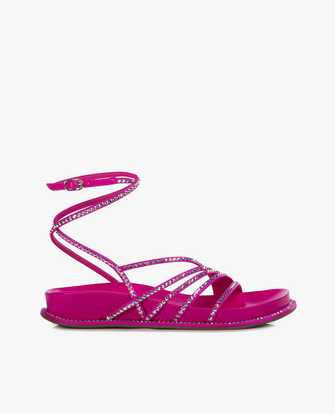 LE SILLA - Giày sandals nữ đế bệt phối dây đeo Poolside