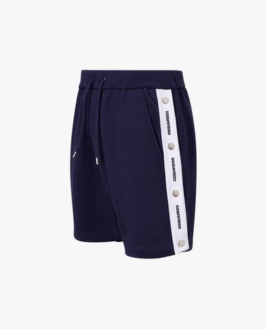  DSQUARED2 - Quần short nam ngang gối dây rút Burbs 