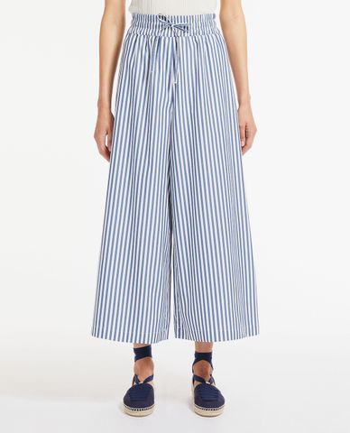  WEEKEND MAX MARA - Quần kiểu nữ ống rộng cá tính Piombo 