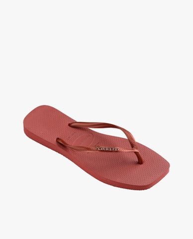  HAVAIANAS - Dép kẹp nữ Slim Square Logo Metallic 