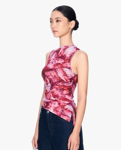  GIGI - Áo sát nách nữ cổ tròn phom ôm nữ tính 