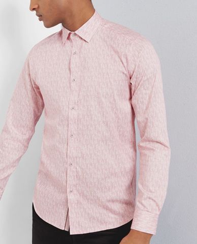  TED BAKER - Áo sơ mi nam cổ bẻ họa tiết trừu tượng Alfee 