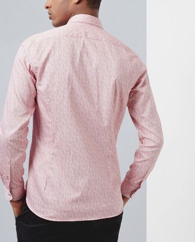  TED BAKER - Áo sơ mi nam cổ bẻ họa tiết trừu tượng Alfee 