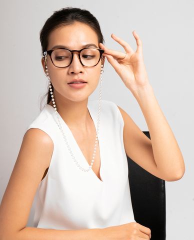  CECI - Dây đeo mắt kính đính ngọc trai thời trang 