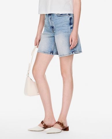  GIGI - Quần shorts jeans nữ phối túi hiện đại 