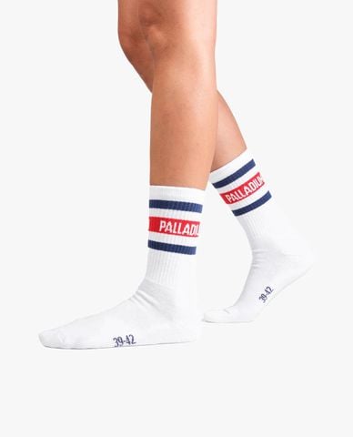  PALLADIUM - Vớ unisex cổ cao kẻ sọc 