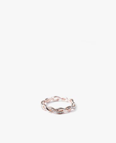  CECI - Nhẫn nữ xoắn vòng đính đá thời trang 