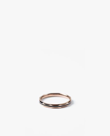  CECI - Nhẫn nữ bản vừa phối viền đen nổi bật 