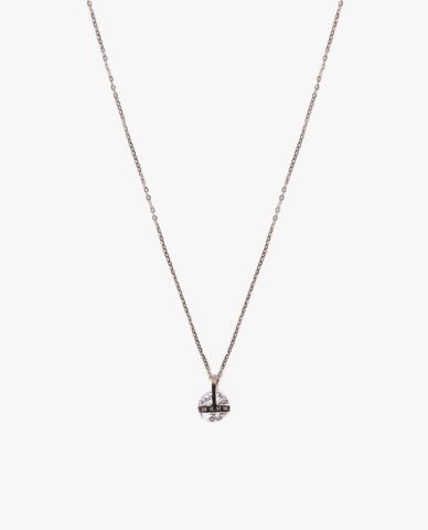  CECI - Vòng cổ nữ chuỗi xích nhỏ phối mặt đá 