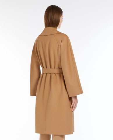  WEEKEND MAX MARA - Áo khoác măng tô dáng dài nữ dáng dài phối thắt lưng 