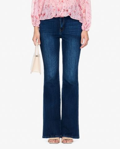  GIGI - Quần jeans nữ ống loe phom ôm hiện đại 