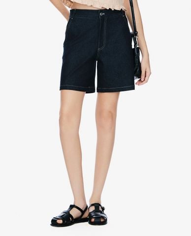  GIGI - Quần shorts jeans nữ phối túi hiện đại 