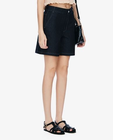  GIGI - Quần shorts jeans nữ phối túi hiện đại 