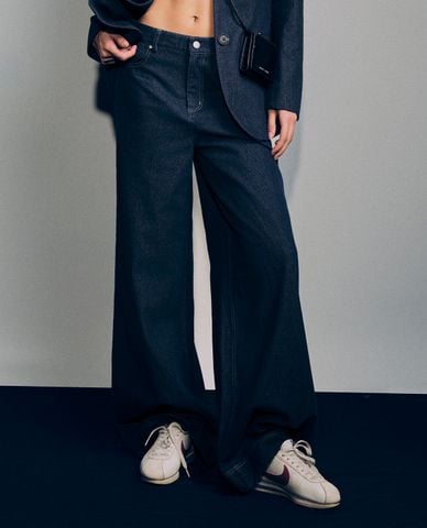  GIGI - Quần jeans nữ ống rộng trẻ trung 