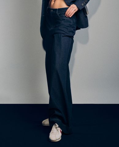  GIGI - Quần jeans nữ ống rộng trẻ trung 