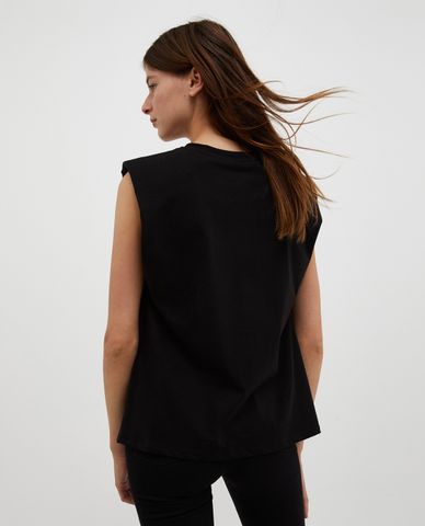  MAX&Co. - Áo sát nách nữ cổ tròn Collage 