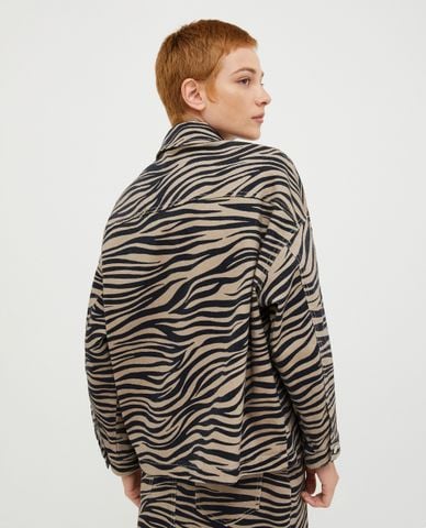  MAX&Co. - Áo khoác sơ mi tay dài trang trí đường vằn Cesare 