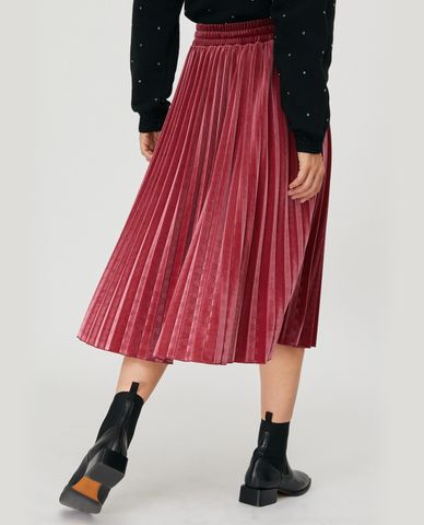  MAX&Co. - Chân váy midi xếp li Pleated Velvet 