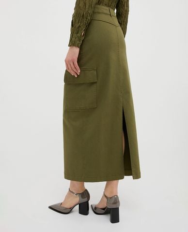  MAX&Co. - Chân váy bút chì midi phối khoá kéo Bologna 