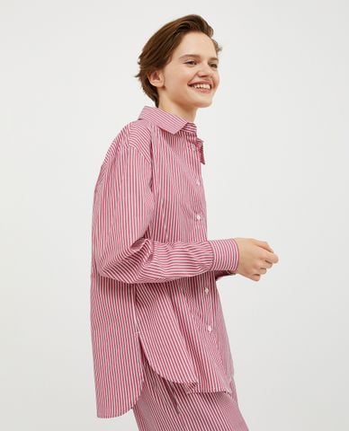  MAX&Co. - Áo sơ mi cổ bẻ tay dài phối túi Velours 