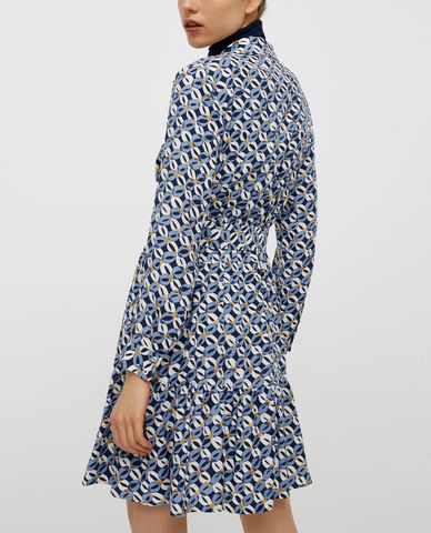  MAX&Co. - Đầm mini sơ mi cổ bẻ tay dài Sablé 