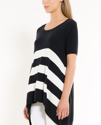  MAX&Co. - Áo kiểu nữ cổ tròn ngắn tay Dragone 