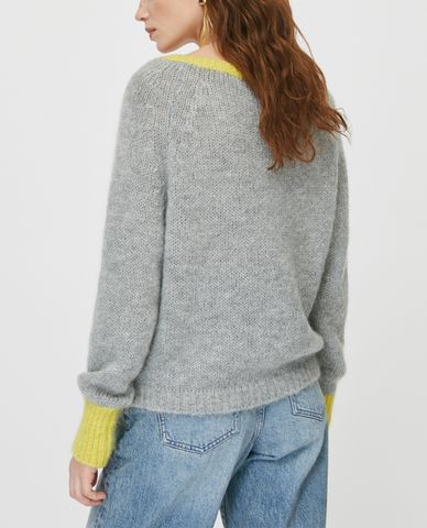  MAX&Co. - Áo len nữ tay dài cổ thuyền Mohair 