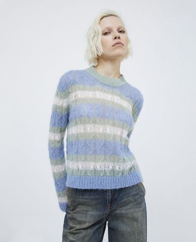  MAX&Co. - Áo sweater nữ cổ tròn tay dài Laos 