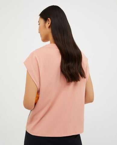  MAX&Co. - Áo thun cổ tròn tay ngắn phối hình Pescia 