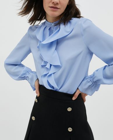  MAX&Co. - Áo sơ mi nữ tay dài Ruffle 