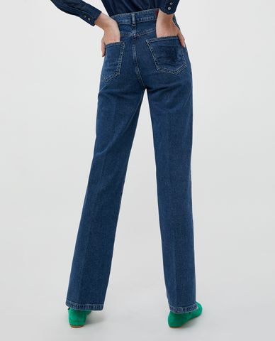  MAX&Co. - Quần jeans nữ lưng cao phom suông Ottenere 
