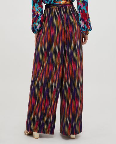  MAX&Co. - Quần nữ ống rộng xếp li lưng thun Turchino 