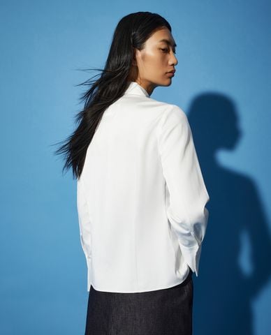  MAX&Co. - Áo sơ mi nữ cổ bẻ tay dài Midtown 