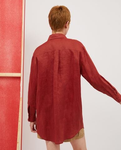  MAX&Co. - Áo sơ mi cổ bẻ tay dài phối dây lưng Konya 