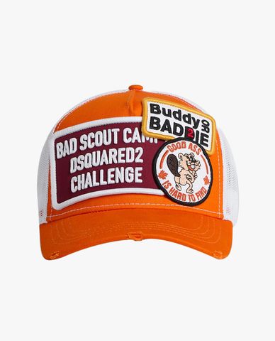  DSQUARED2 - Nón bóng chày nam phối lưới Baddie 